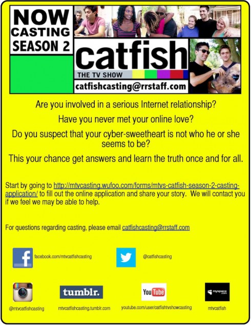 How to apply to be on Catfish The TV Show on MTV