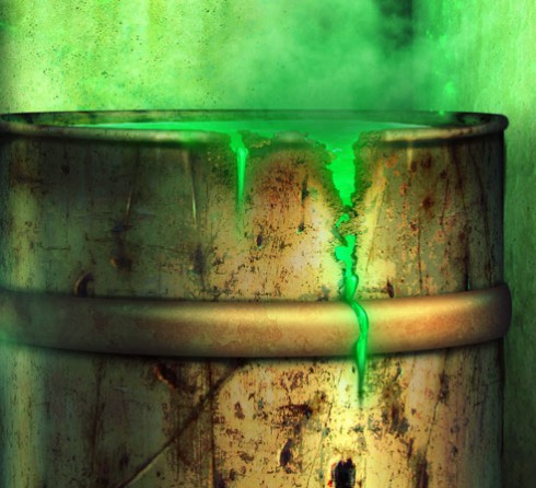 doom barrel Photoshop