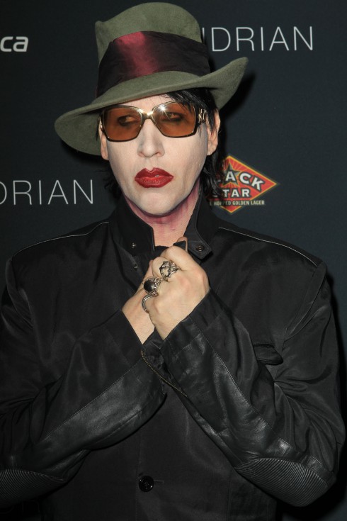 Marilyn Manson attends The 5th Annual Sunset Strip Music Festival at SkyBar in Los Angeles, California.