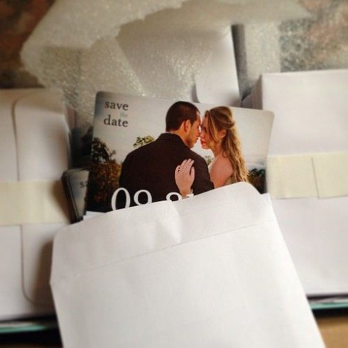 Kailyn Lowry and Javi Marroquin's save the date cards