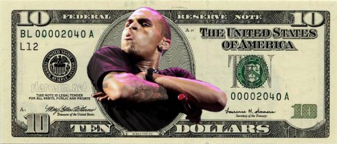 Chris Brown angry at valet over ten dollars