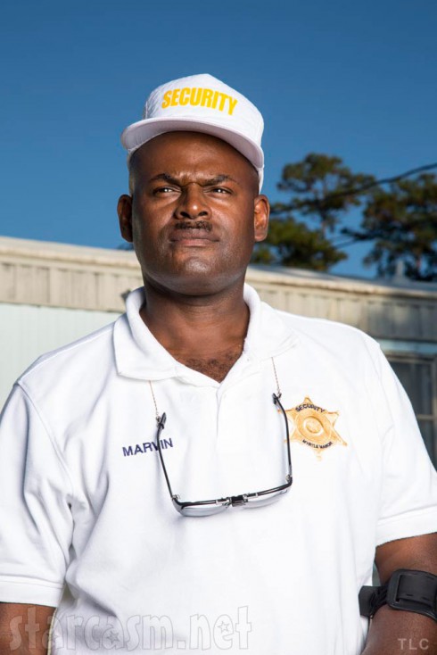 Welcome To Myrtle Manor security guard Marvin Gerald