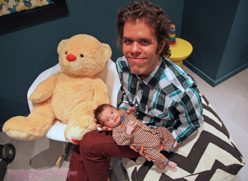 Perez Hilton Jr photo with dad