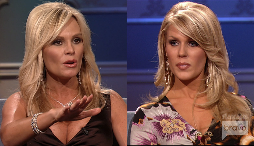 Tamra Barney and Gretchen Rossi RHOC Season 4 Reunion
