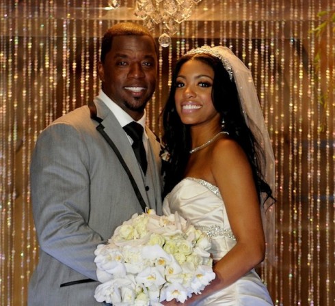 Kordell Stewart Porsha Stewart wedding photo