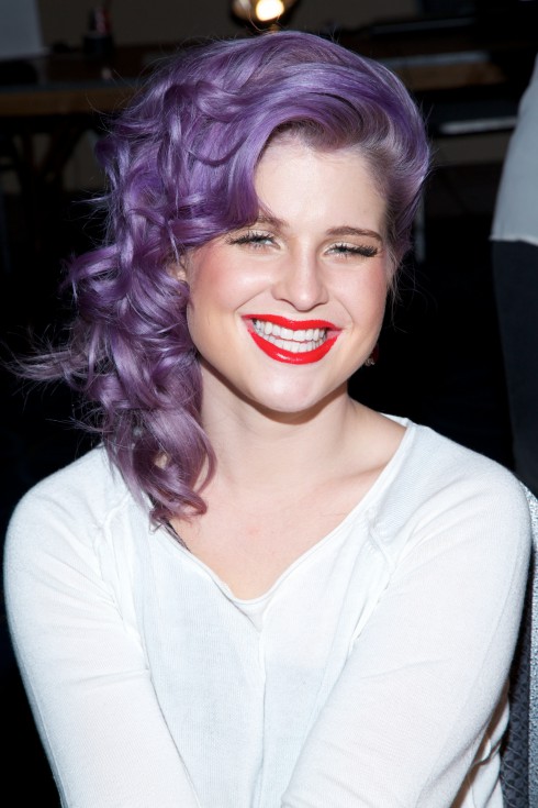 Kelly Osbourne attends The Heart Truth's Red Dress Collection Fall 2013 Mercedes-Benz Fashion Show at 499 Seventh Avenue in New York City, New York.