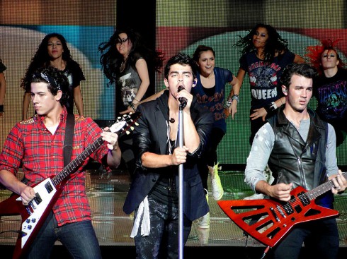 The Jonas Brothers Performing