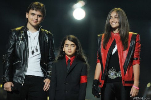 Prince, Paris and Blanket Jackson