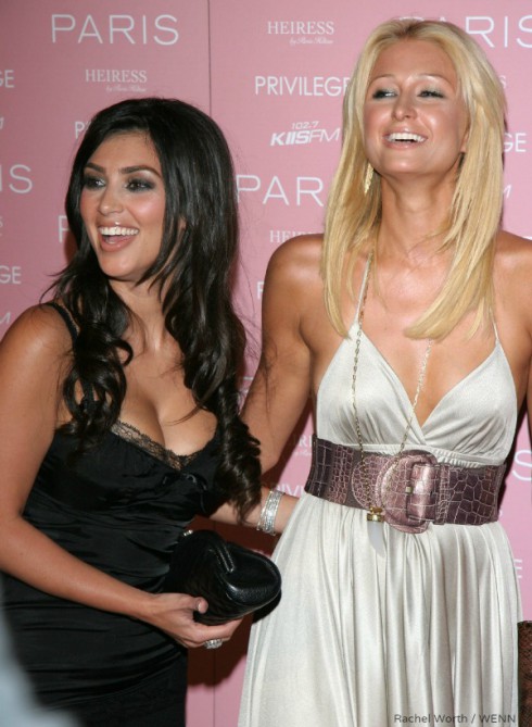 Paris Hilton and Kim Kardashian in 2006