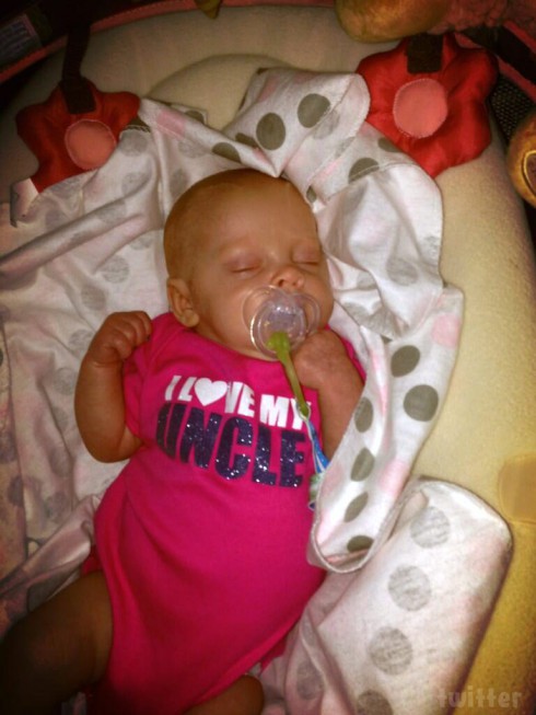 Leah Messer Calvert's baby daughter Adalynn calvert