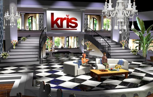 Kris Jenner's talk show set The Kris Show