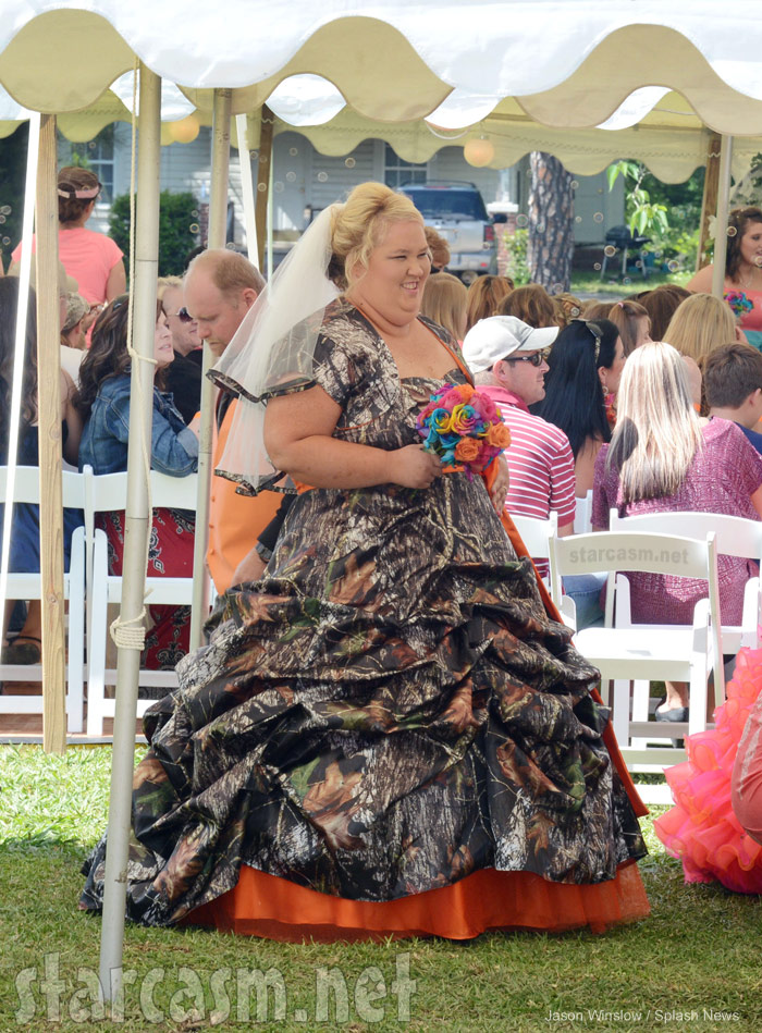 Honey Boo Boo s Mama June s Camo Wedding Dress Commitment Ceremony