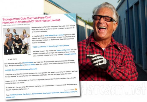 Barry Weiss laughing at rumors Darrell Sheets Dan Dotson and Laura Dotson were fired from Storage Wars