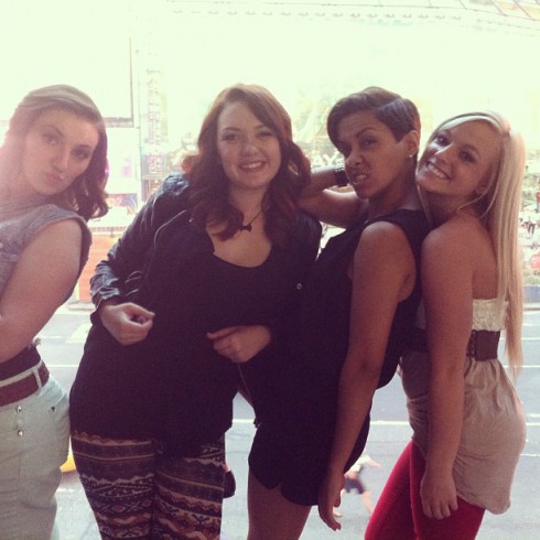 The cast of Teen Mom 3 in New York City for Season 1 aftershow interviews