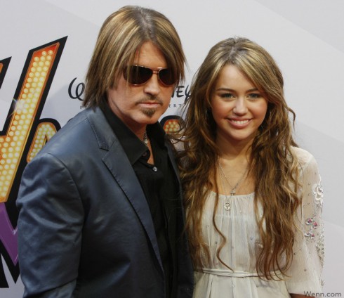 Billy Ray and Miley Cyrus Together