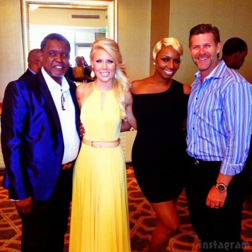 Gregg Leakes Gretchen Rossi NeNe Leakes Slade Smiley NeNe's wedding brunch
