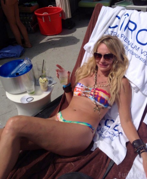 Taylor Armstrong bikini photo from her 42nd birthday