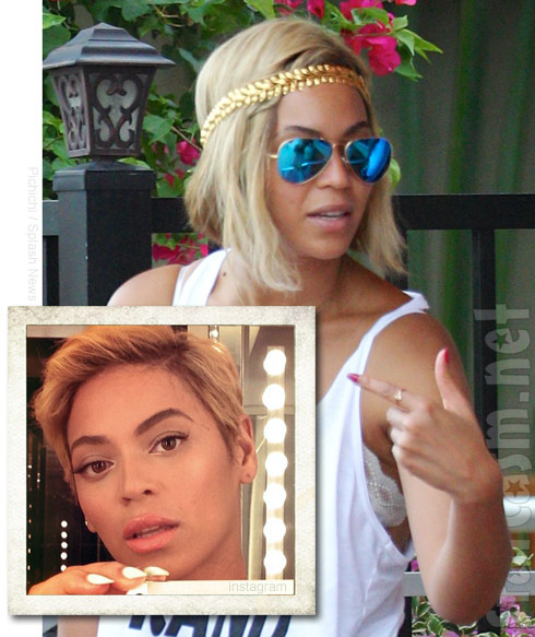 journal forget quality PHOTOS Beyonce's hair gets a lot longer in just 7 days
