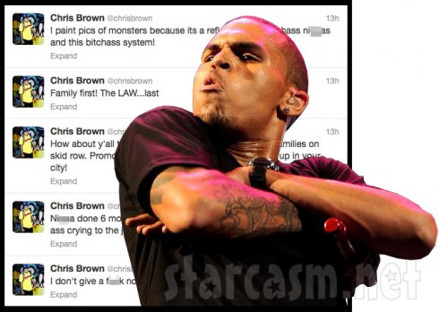 Chris Brown's Twitter rant over community service calling D.A. racist