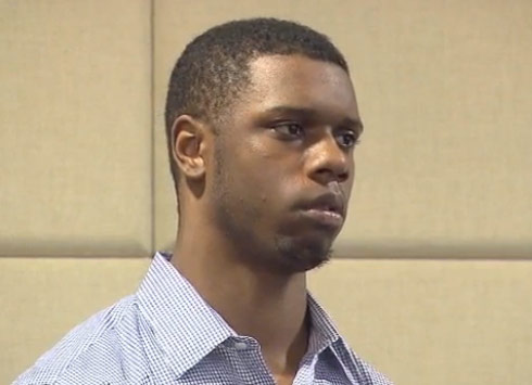 Terrence Jones pleads not guilty to stomping on a homeless man's legs.