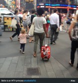 Alex Sekella's daughter Arabella in New York City