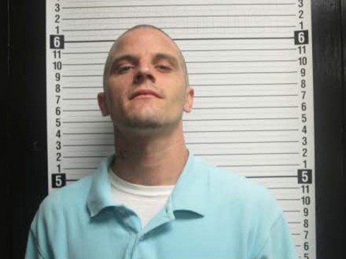 Courtland Rogers mugshot from allegedly harassing Jenelle's sister Ashleigh