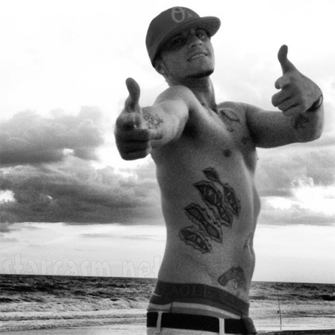 Jenelle Evans' husband Courtland Rogers shirtless tattoos