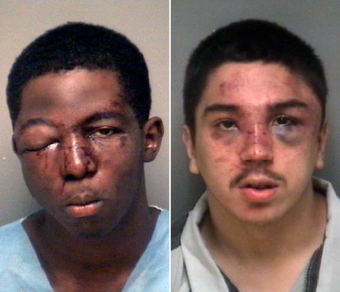 Gerald Allen Johnny Calderon mug shots