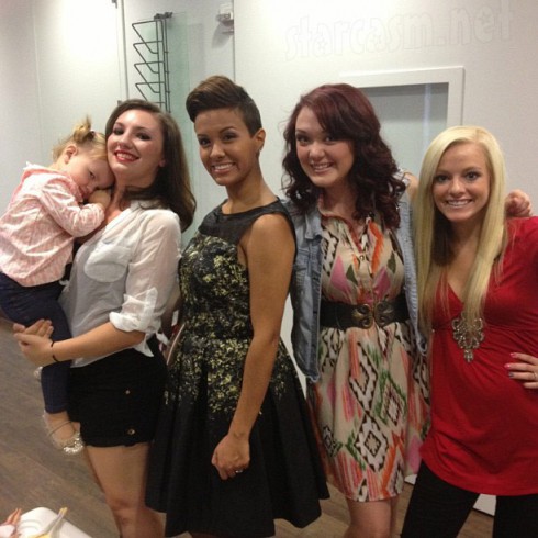 Teen Mom 3 cast photo with Arabella Alex Briana Katie and Mackenzie