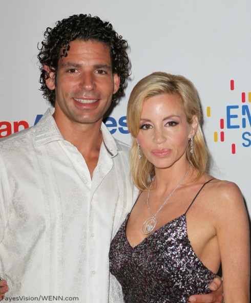 Camille Grammer wins restraining order on Dimitri Charalambopoulos