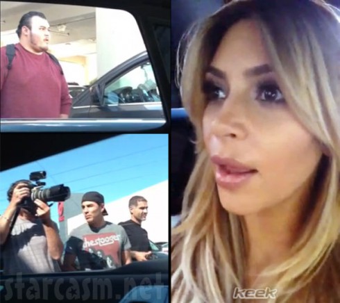 Kim Kardashian secretly turns the tables on Paparazzi in keek videos