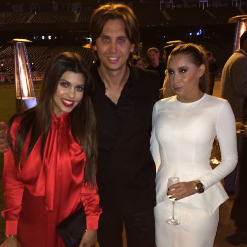 Jonathan Cheban and Kourtney Kardashian at Kim Kardashian proposal