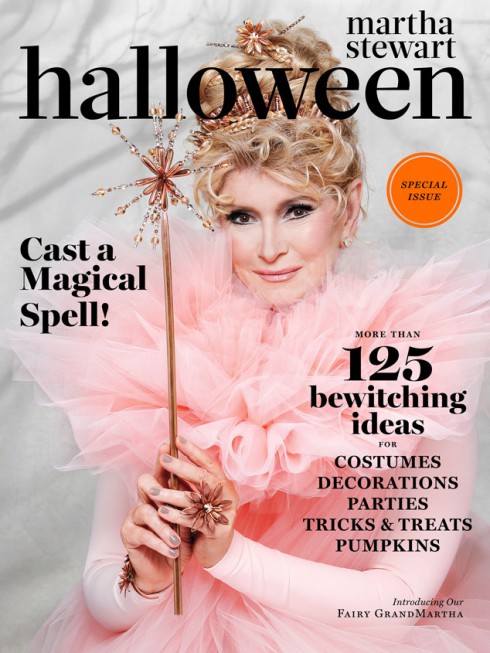 Martha Stewart Living Halloween 2013 issue cover Fairy GodMartha