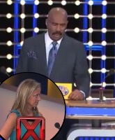 VIDEO Family Feud’s Steve Harvey reacts to incredibly awkward answer
