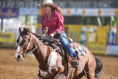 Rodeo Girls Darcy LaPier barrel racing