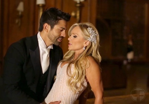 Eddie Judge and Tamra Barney wedding photo