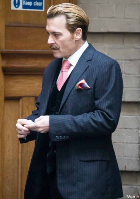 Johnny Depp - Mortdecai Set