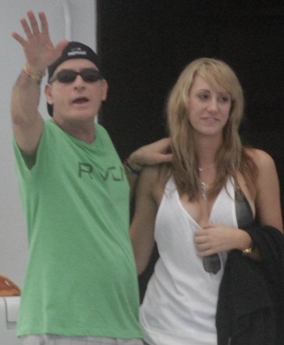 Charlie Sheen’s fiancée, Brett Rossi, is legally married to another man