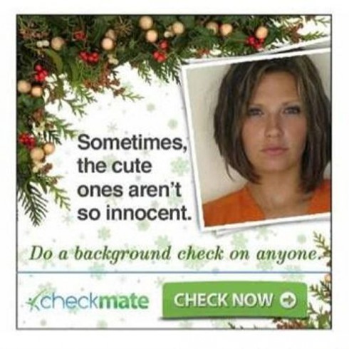 Instant Checkmate Ad - Attractive Convict