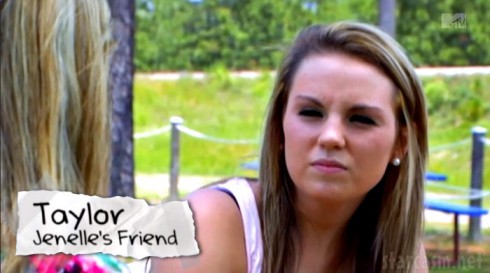 Jenelle Evans' friend and Courtland Rogers' baby mama Taylor Lewis on Teen Mom 2