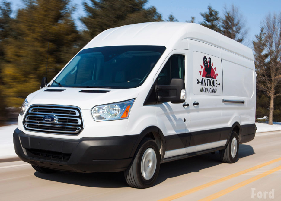 PHOTOS What kind of van do the American Pickers drive? A 2015 Ford Transit