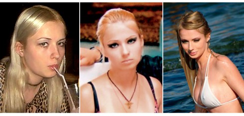 Before and After Human Barbie Valeria Lukyanova