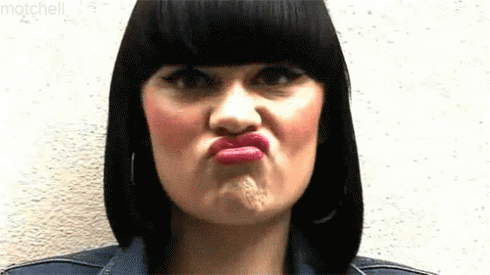 Jessie J Funny Face gif
