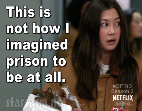 OITNB Orange Is the New Black Season 2 trailer quote This is not how I imagined prison to be at all