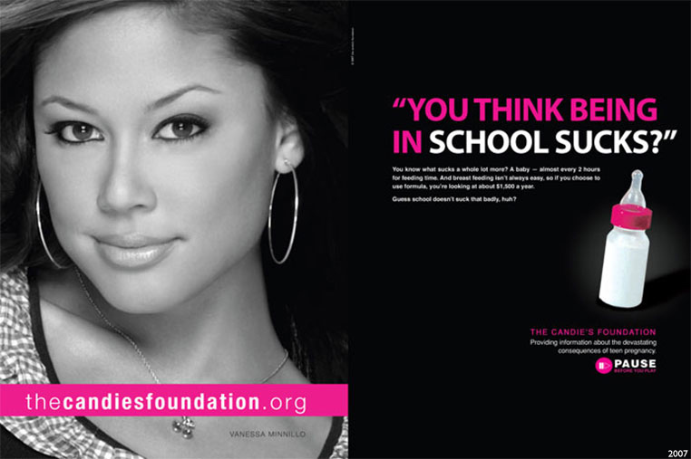 Candie&#039;s Foundation PSA Vanessa Minnillo