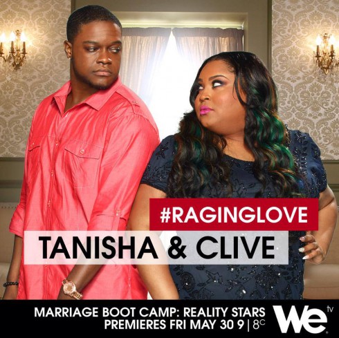 Bad Girls Club Tanisha Thomas and Clive Muir Marriage Boot Camp Reality Stars