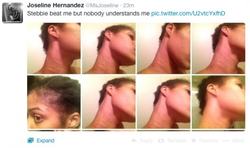 Joseline Hernandez abuse photos Stevie J