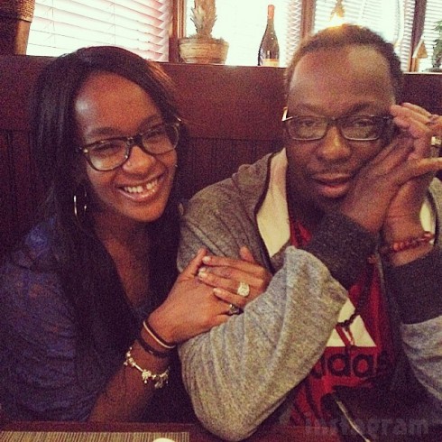 Bobby Brown and daughter Bobbi Kristina together