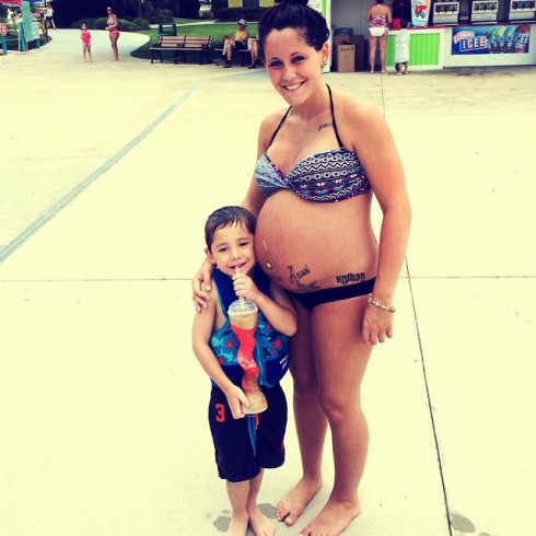 Jenelle Evans Baby Bump - Jace Now