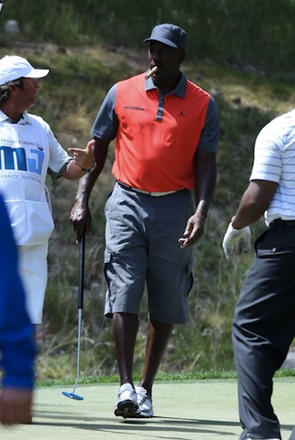 13th Annual Michael Jordan Celebrity Invitational Day 3 Doing what billionaires do.